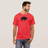 Stehendes Buffalo/Bison-T - Shirt (Vorne ganz)