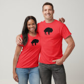 Stehendes Buffalo/Bison-T - Shirt (Unisex)