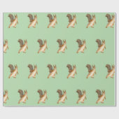 Stehendes Eichhörnchen Geschenkpapier (Flach)