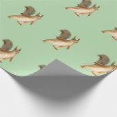 Stehendes Eichhörnchen Geschenkpapier (Ecke)