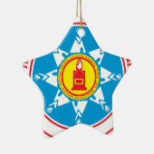 Stehendes Felsenstammlogo Keramikornament (Rechts)