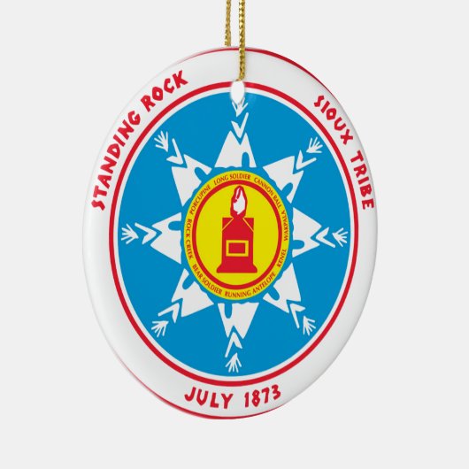 Stehendes Felsenstammlogo Keramikornament (Rechts)