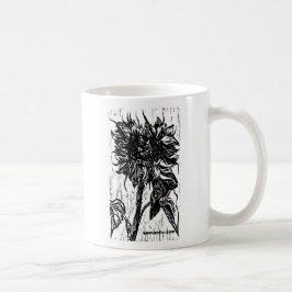 Stehendes hohes kaffeetasse