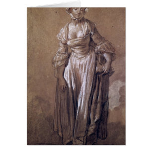 Stehendes junges Mädchen