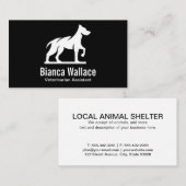 Stehendes Logo für Hunde Visitenkarte (Vorne/Hinten)