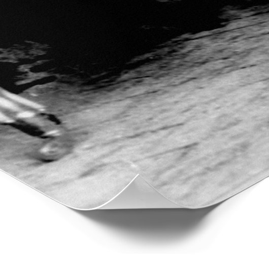 Stehendes Portrait von General Robert E. Lee Poster (Ecke)