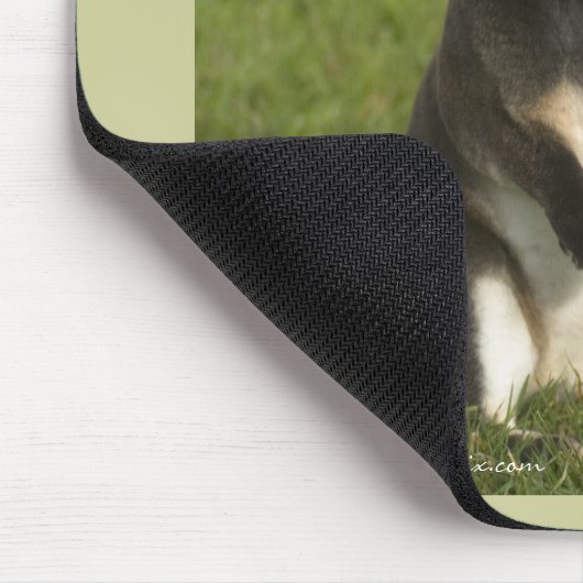 Stehendes Rex Kaninchen Mousepad (Ecke)