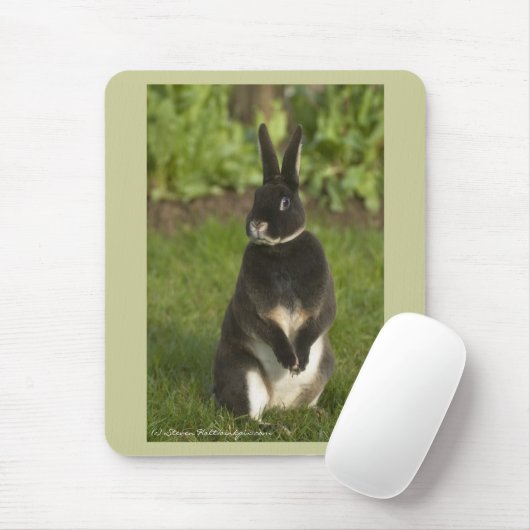 Stehendes Rex Kaninchen Mousepad (Mit Mouse)