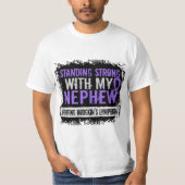 Stehendes starkes Neffe Hodgkins Lymphom T-Shirt (Vorderseite)