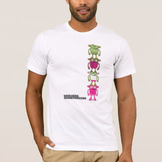 Stehendes starkes T-Shirt