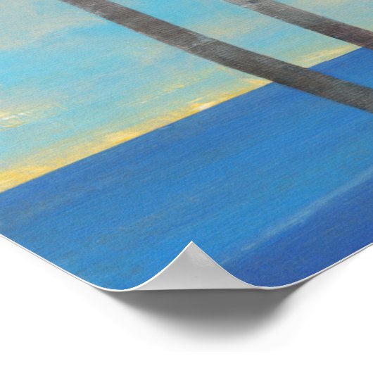 Stehendes Tal II Poster (Ecke)