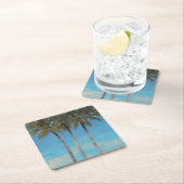 Stehendes Tal II Rechteckiger Pappuntersetzer (Vor Ort)