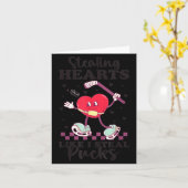 Stehlen Herzen wie ich Pucks stehle Funny Valentin Karte (Gelbe Blume)