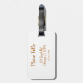 Stehlen Sie mein Gepäck, tun Sie meine lustige Gepäckanhänger (Rückseite vertikal)