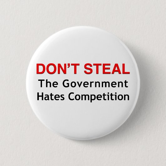 Stehlen Sie nicht Button (Vorderseite)