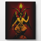 Stehplakette für die Satanic-Ziege 8x10 Fotoplatte (Vorderseite)