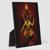 Stehplakette für die Satanic-Ziege 8x10 Fotoplatte (Seite)