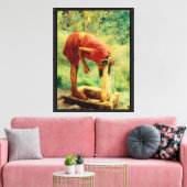 Stehrohr Leinwanddruck (Insitu (Wohnzimmer))