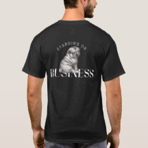 Steht auf Business | Schwarzes T-Shirt