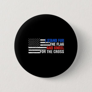 Steht für den Flag Memorial Day USA-Flagge Veteran Button