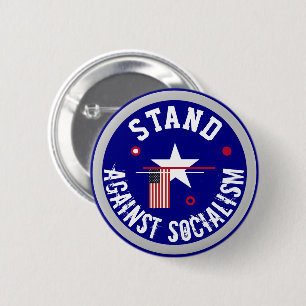 Steht gegen den Sozialismus Button