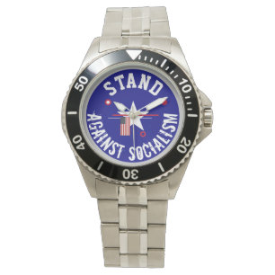 Steht gegen den Sozialismus  Watch Armbanduhr