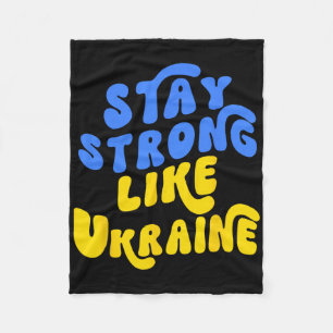 Steht mit der Ukraine1 Fleecedecke