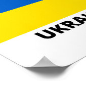 Steht mit der Ukraine 1 Poster (Ecke)