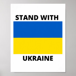 Steht mit der Ukraine 1 Poster