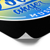 Steht mit der Ukraine Liebe über Ärger Musik Poster (Ecke)