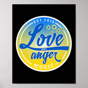 Steht mit der Ukraine Liebe über Wut Musik 1 Poster