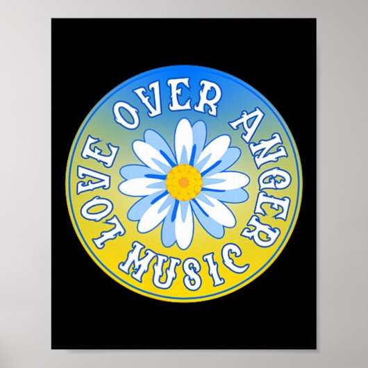 Steht mit der Ukraine Liebe über Wut Musik 2 Poster (Vorne)