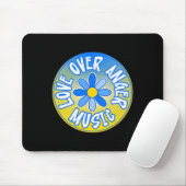 Steht mit der Ukraine Liebe über Wut Musik 3 Mousepad (Mit Mouse)