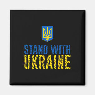 Steht mit der Ukraine - Ukrainische Stärke Magnet