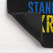 Steht mit der Ukraine - Ukrainische Stärke Mousepad (Ecke)