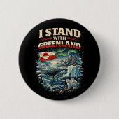 Steht mit Grönland Button (Vorderseite)