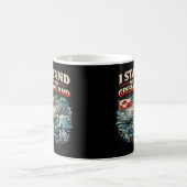 Steht mit Grönland Kaffeetasse (Mittel)