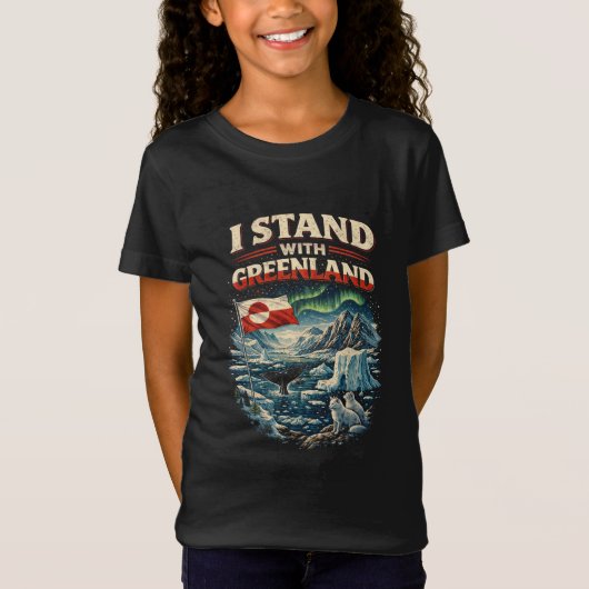 Steht mit Grönland T-Shirt (Vorderseite)