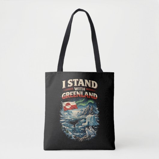 Steht mit Grönland Tasche (Vorderseite)