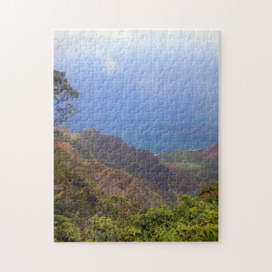 Steht nahe dem Gipfel des Berges Puzzle (Vertikal)