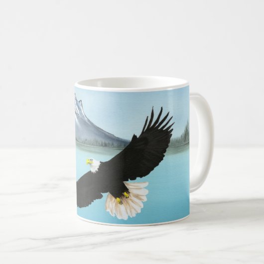 Steht wie ein Adler Kaffeetasse (VorderseiteRechts)