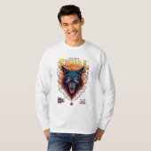 Steidon Skull - T-Shirt "Flaming Wolf" (Vorne ganz)