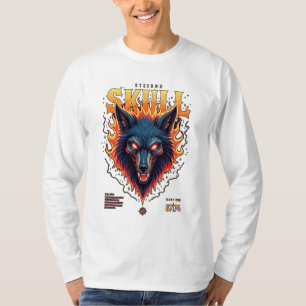 Steidon Skull - T-Shirt "Flaming Wolf"