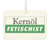 Steiermark Kernöl Fetischist Autolufterfrischer (Rückseite)