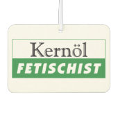 Steiermark Kernöl Fetischist Autolufterfrischer (Vorderseite)