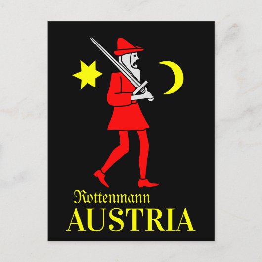 Steiermark Österreich Rottenmann Wappen Postkarte (Vorderseite)