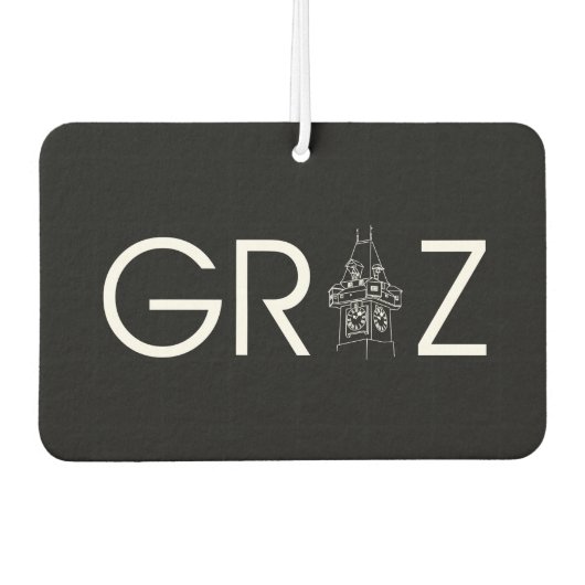 Steiermark Österreich Uhrturm Graz Autolufterfrischer (Vorderseite)
