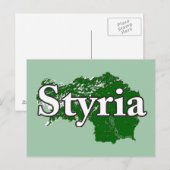 Steiermark Postkarte (Vorne/Hinten)