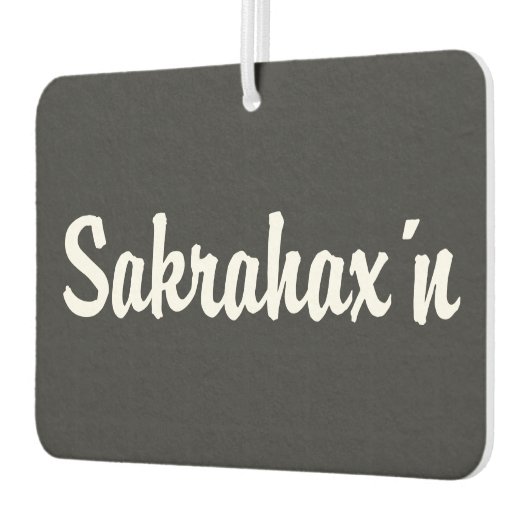 Steiermark Sakrahax´n Spruch Autolufterfrischer (Links)