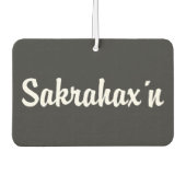 Steiermark Sakrahax´n Spruch Autolufterfrischer (Vorderseite)